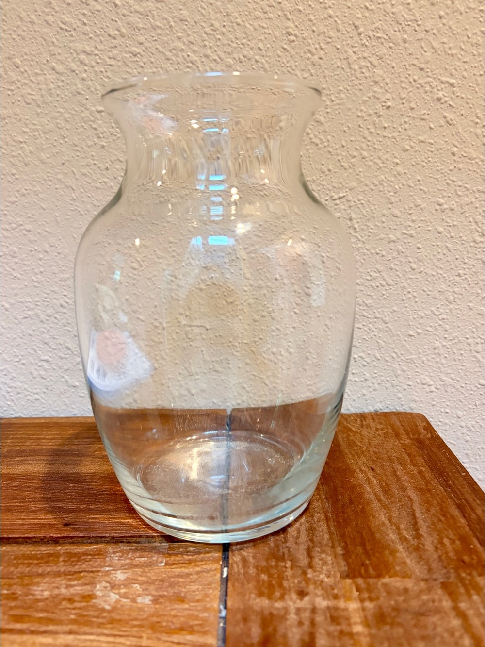Clear Glass Flower Vase - Home Accents